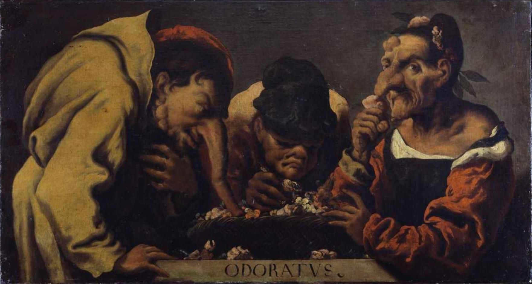 Pietro della Vecchia. 'Allegory of smell'. Siglo XVII.