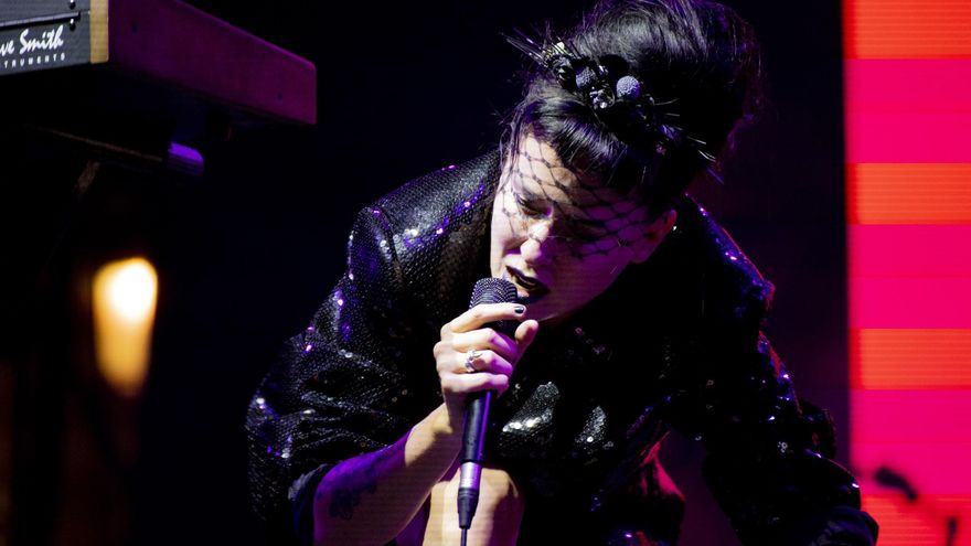 Concierto de Pamela Rodríguez en la Plaza de María Pita en A Coruña