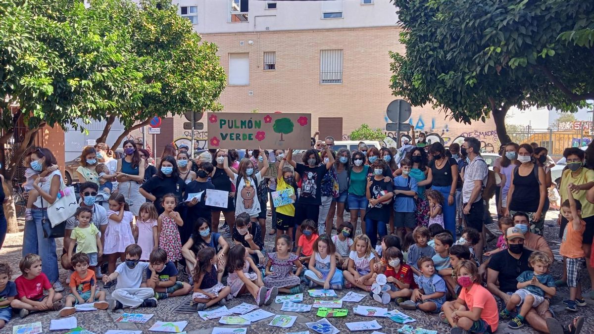 Movilización en demanda de la zona verde