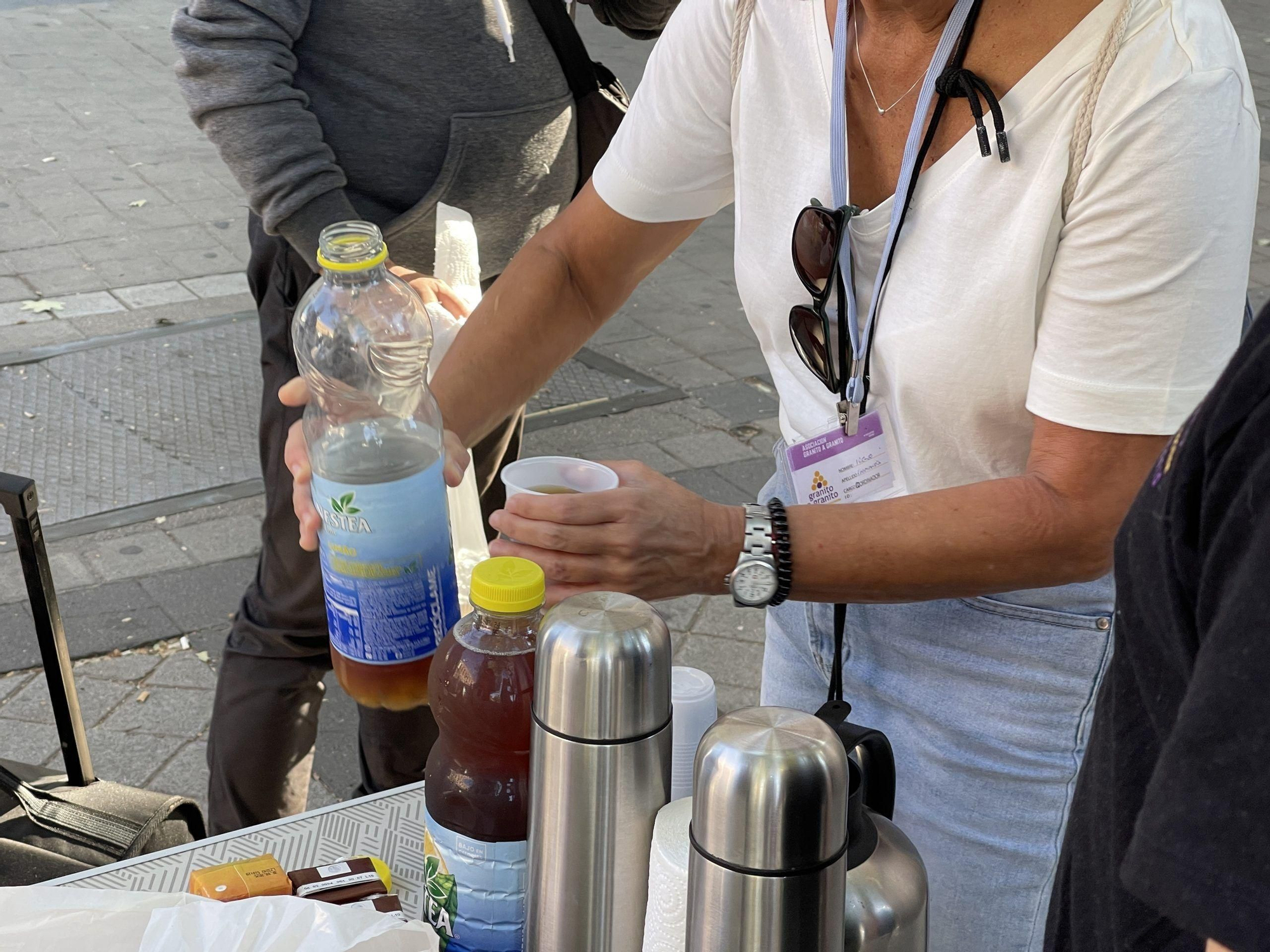Reparto de alimentos