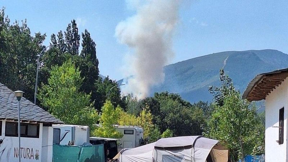 La Junta activa nivel medio de gravedad por un incendio en Caboalles de Abajo
