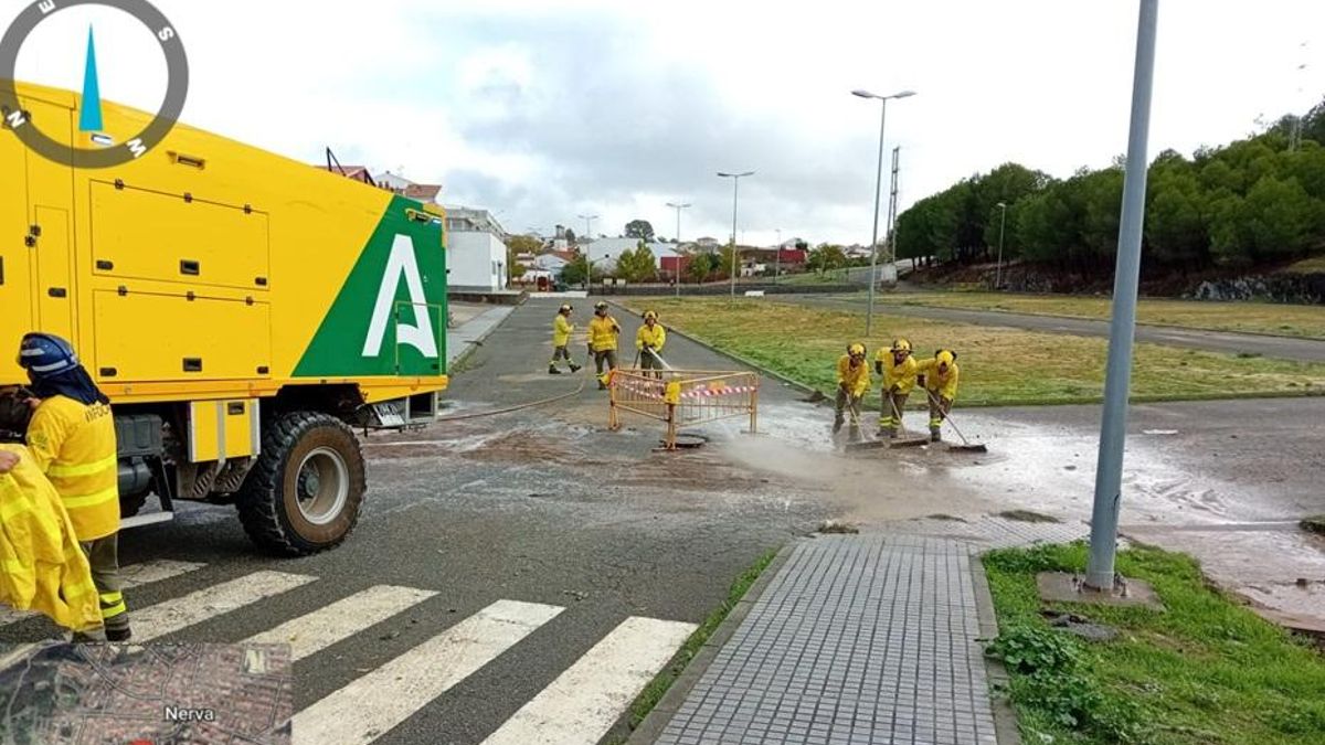 Un operativo del Infoca.