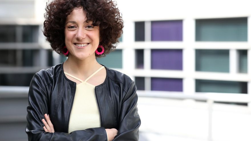 Aina Vidal, el miércoles, en el Congreso.