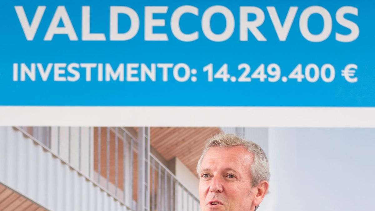 El presidente de la Xunta, Alfonso Rueda, en un acto en Pontevedra