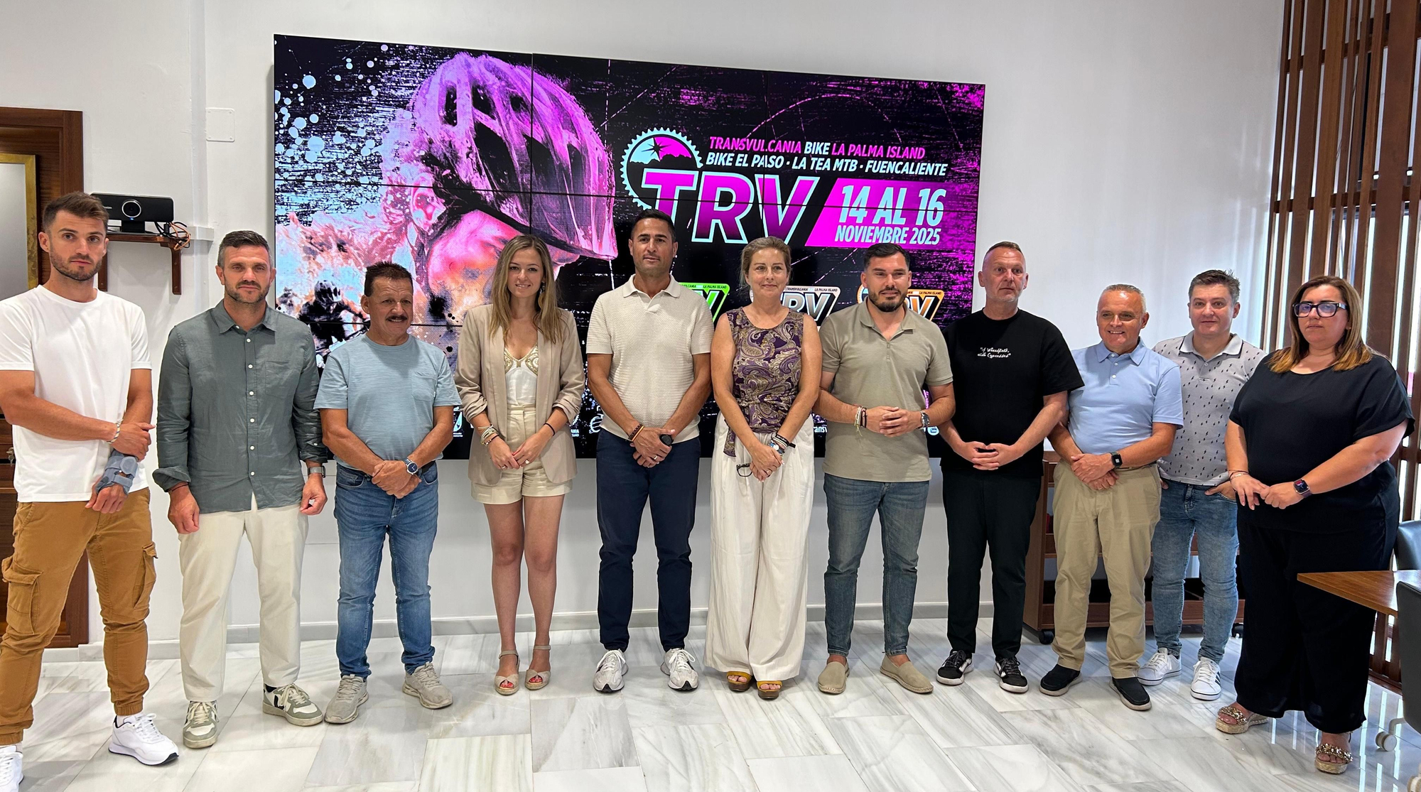 Presentación de la Transvulcania Bike.