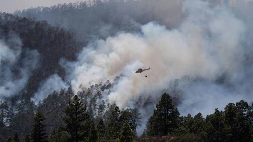 Incendio en Arico