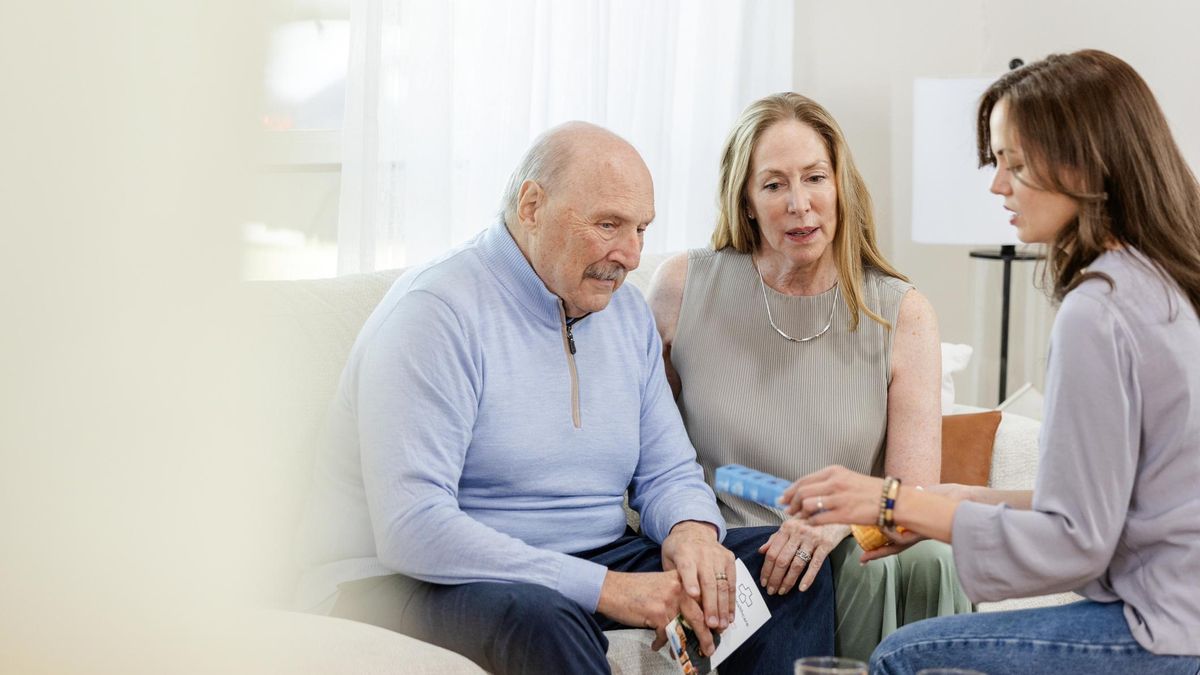 Hijas hablando con su padre