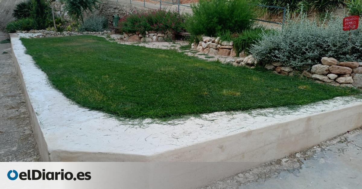 Terrer arregla con dinero público una zona verde propiedad de la mujer del alcalde