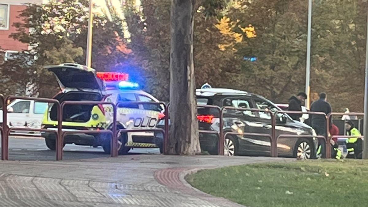 Herida una mujer en una colisión entre un coche y un patinete en Logroño