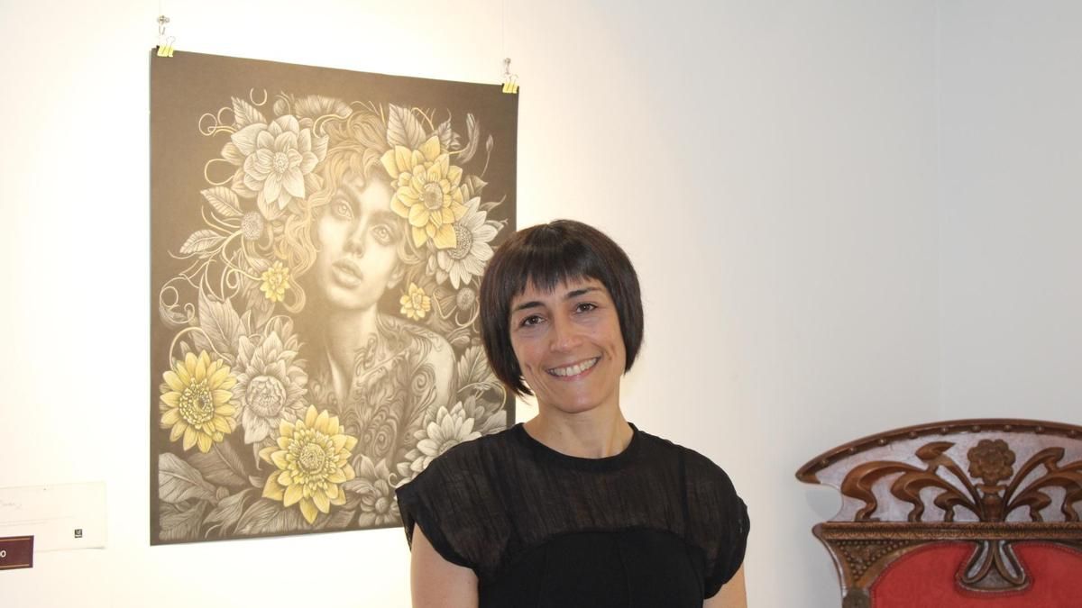 Vanesa Pellitero lleva el hiperrealismo a Santa María del Páramo con una exposición de su obra