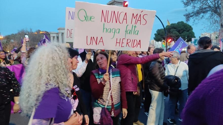 Una imagen de la marcha en Málaga