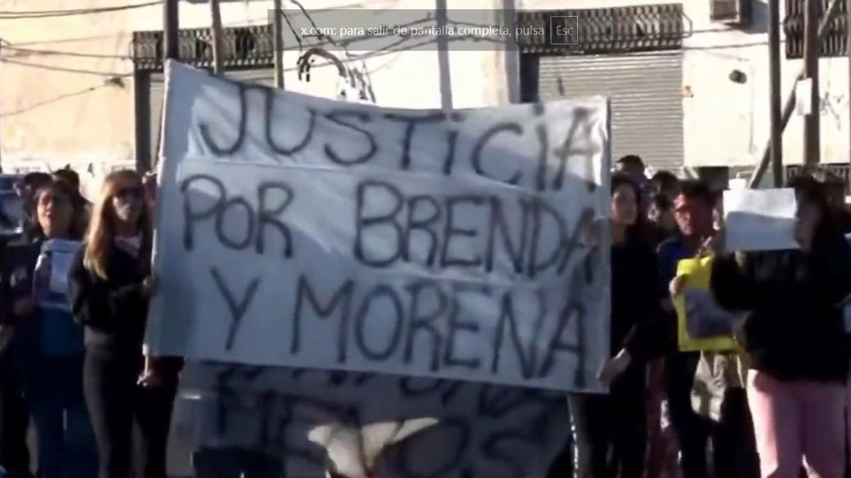 Familiares de Brenda, Lara y Morena marcharon para pedir justicia.