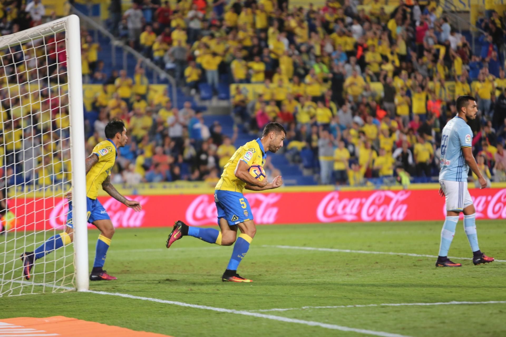 Imágenes del partido disputado en el Estadio de Gran Canaria entre la UD Las Palmas y el Celta de Vigo. Alejandro Ramos.