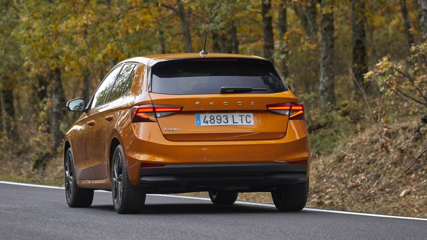 La zaga del nuevo Skoda Fabia destaca por un corte más vertical de su silueta.