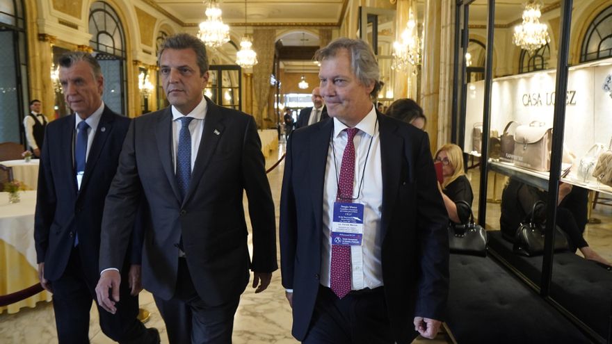 Sergio Massa, el que dice que no tiene amigos en el empresariado, dividió aguas en ese público