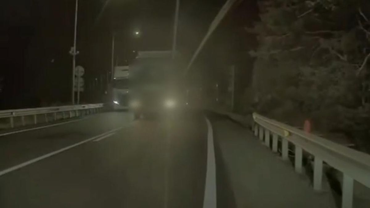 Investigan a un camionero por un adelantamiento ilegal en Montanuy (Huesca) que puso en riesgo a un turismo