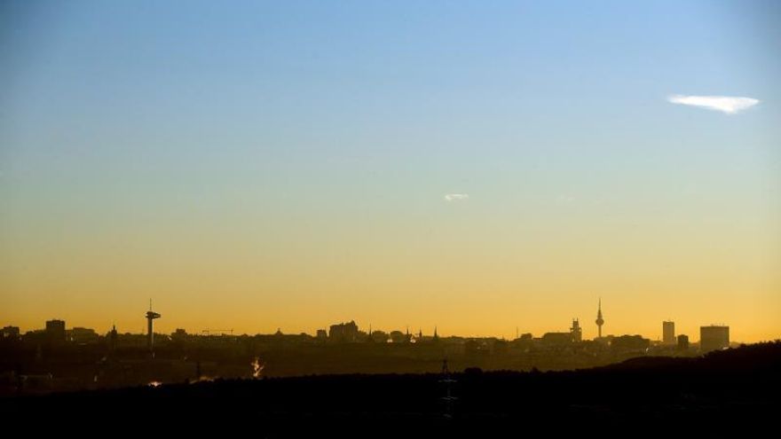 Vista hoy desde Pozuelo de Alarcón.