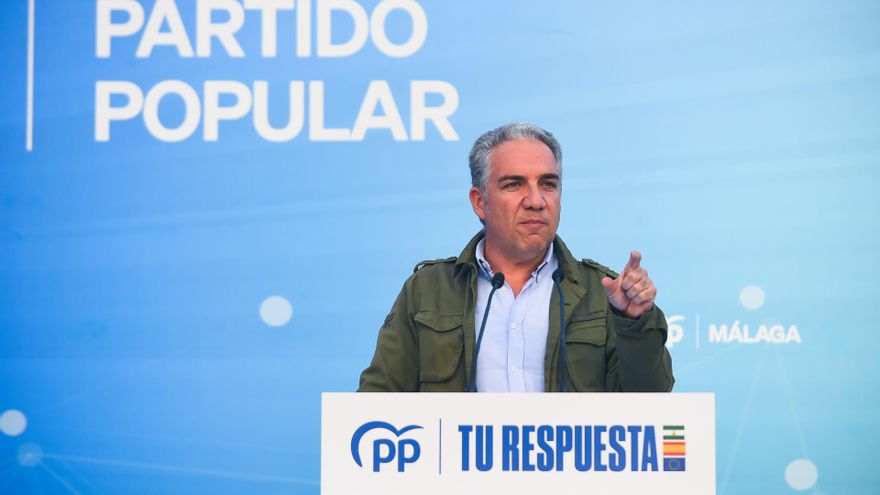 Archivo - El vicesecretario de Política Autonómica y Municipal del PP, Elías Bendodo, en una imagen de archivo.