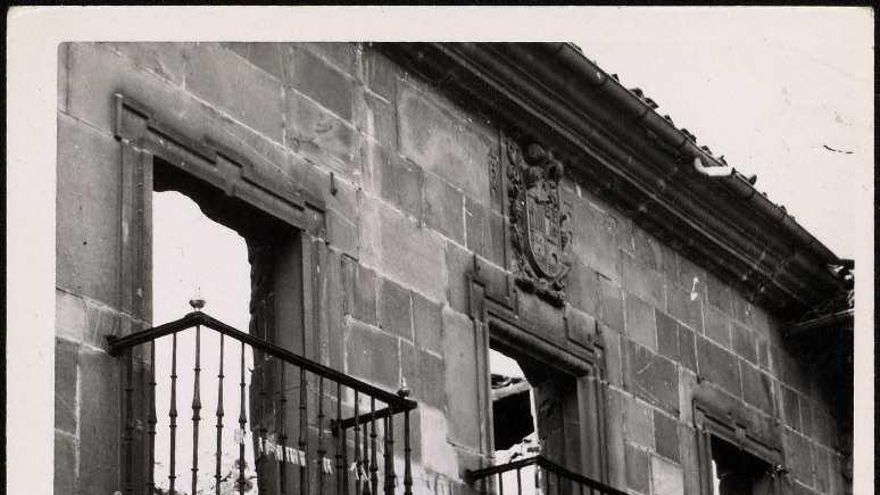 "Potes, la mártir. Detalle del incendio rojo". 5-9-37.