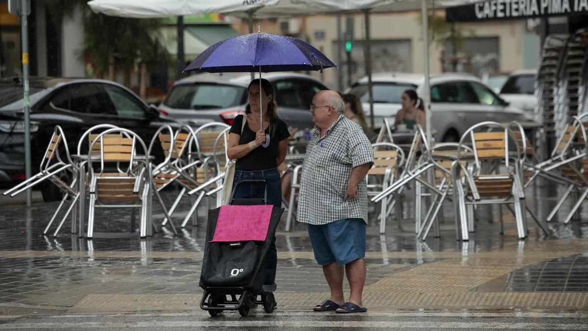 Aemet baja el aviso a nivel amarillo en Alicante donde las lluvias han dejado hasta 87,4 litros por metro cuadrado en Xàbia