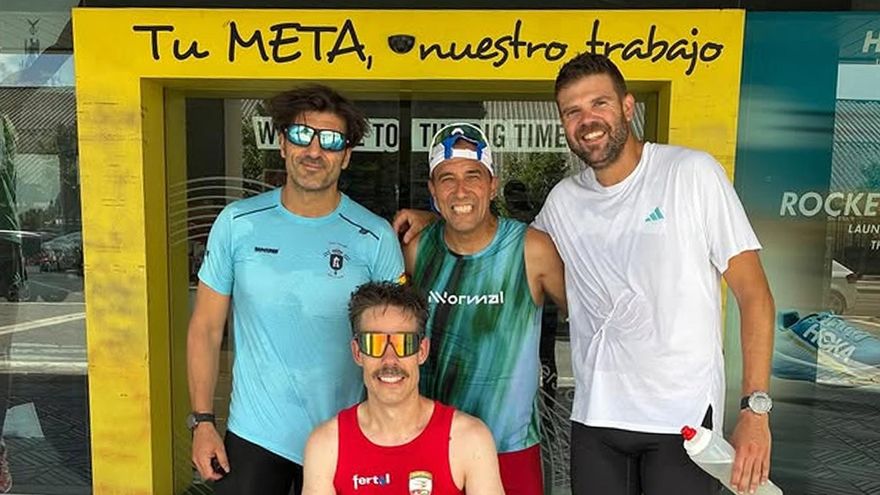 103 kilómetros de esperanza: el reto de un pontanés por la lucha contra el cáncer