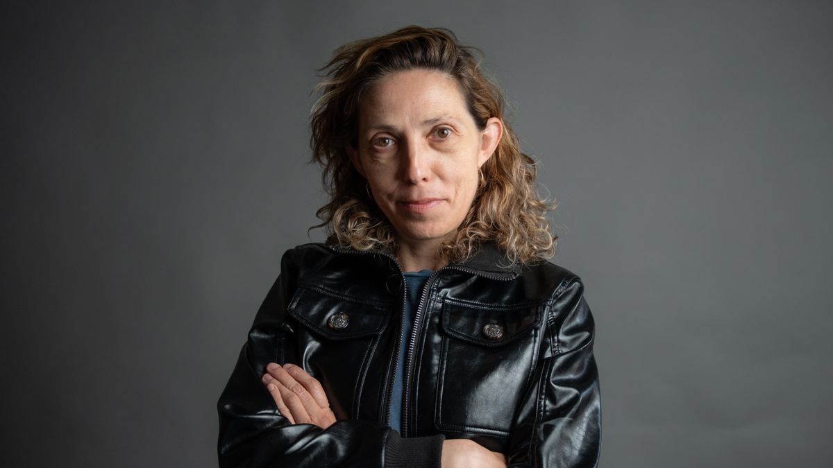 Judit Martín en la redacción de elDiario.es