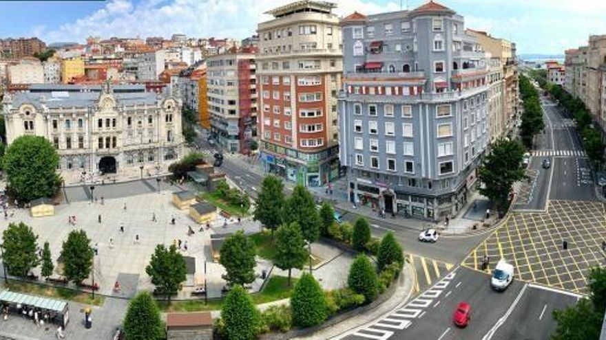 Archivo - Plaza del Ayuntamiento de Santander.-ARCHIVO