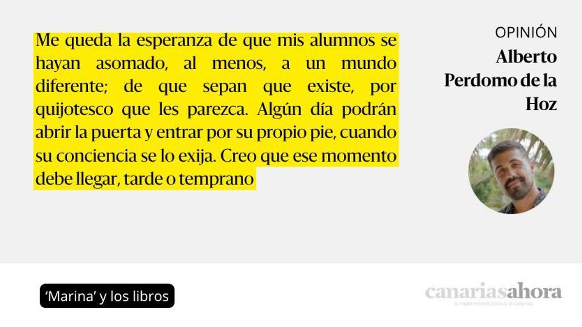 ‘Marina’ y los libros