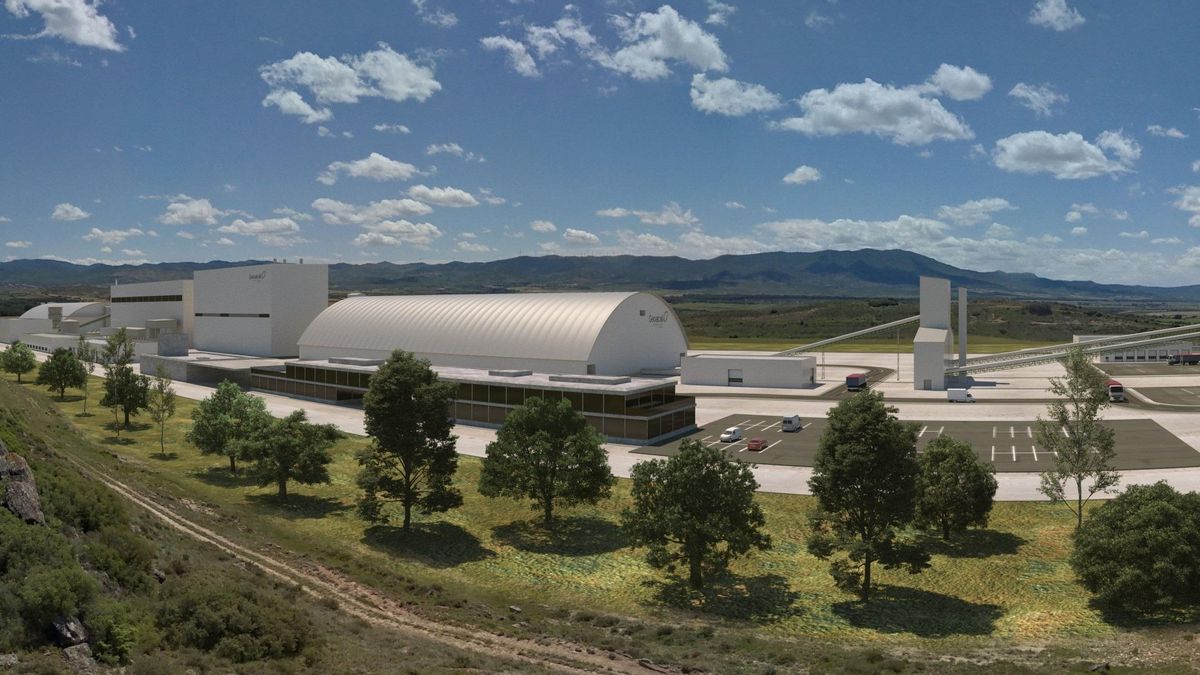 Imagen del proyecto de la mina de potasa Mina Muga.