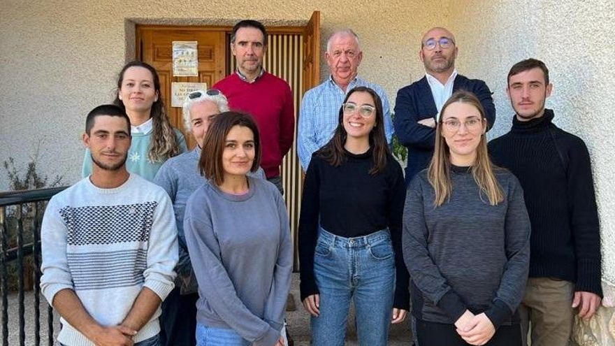 Siete jóvenes, cinco mujeres y dos hombres, se forman para ser pastores en Albacete