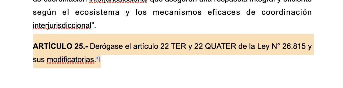 El agregado de último momento en el capítulo que reforma la Ley de Fuego.