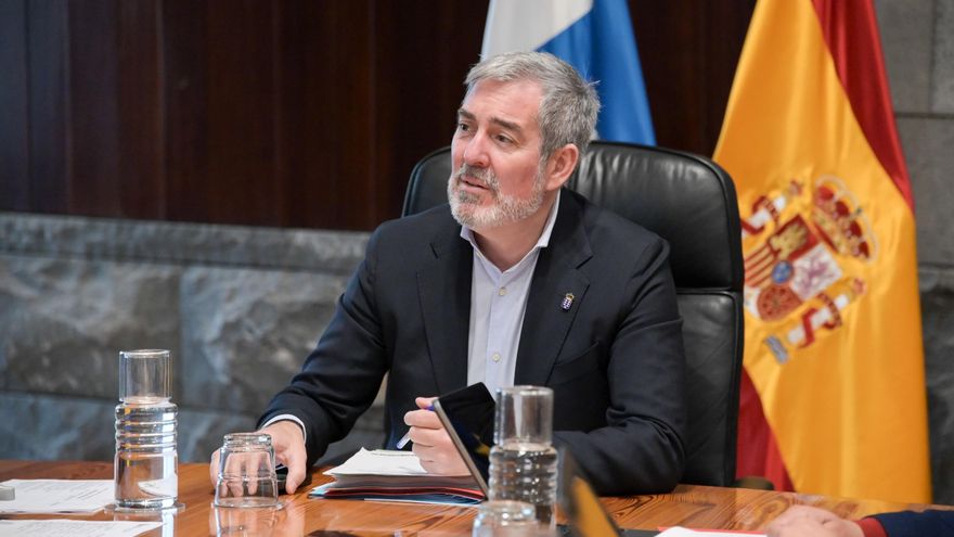 Clavijo propone al Estado un decreto sobre la acogida de menores migrantes, a la espera del respaldo de Junts