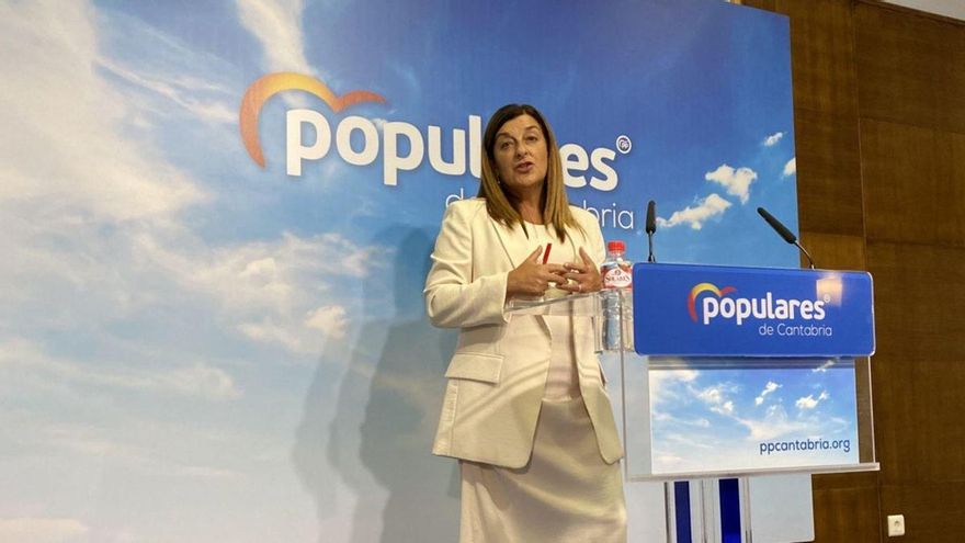 Buruaga optará a la reelección como presidenta del PP de Cantabria: "Tenemos que culminar lo que empezamos en 2017, esta vez sin zancadillas"