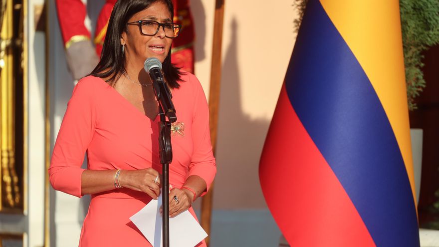 La presidenta encargada de Venezuela, Delcy Rodríguez, en una foto de archivo. EFE/ Miguel Gutiérrez