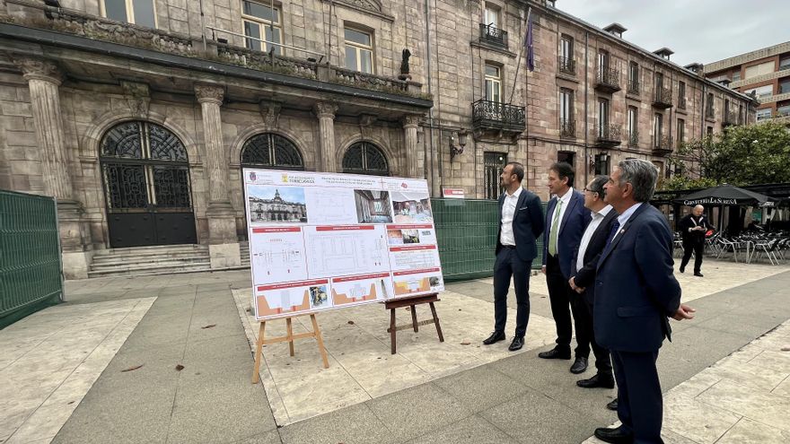 Los trabajos de estabilización del Palacio Municipal de Torrelavega durarán alrededor de ocho meses