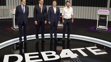 Rajoy, Sánchez, Rivera e Iglesias en el debate a cuatro