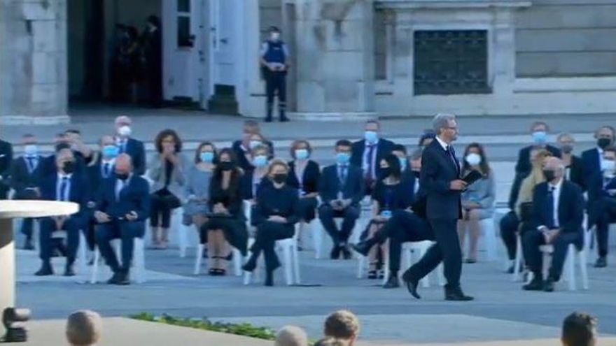 Acto de homenaje a las víctimas de la COVID-19.