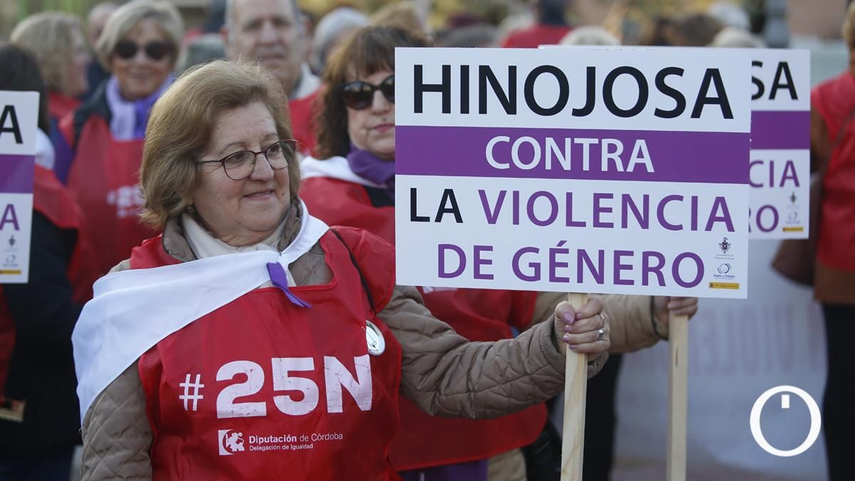 Manifestación contra la violencia machista 25N