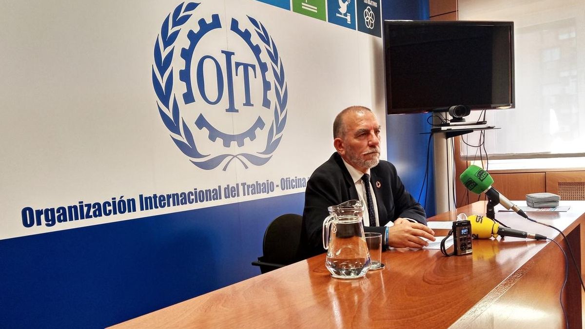 El director de la oficina de la Organización Internacional del Trabajo (OIT), Joaquín Nieto.