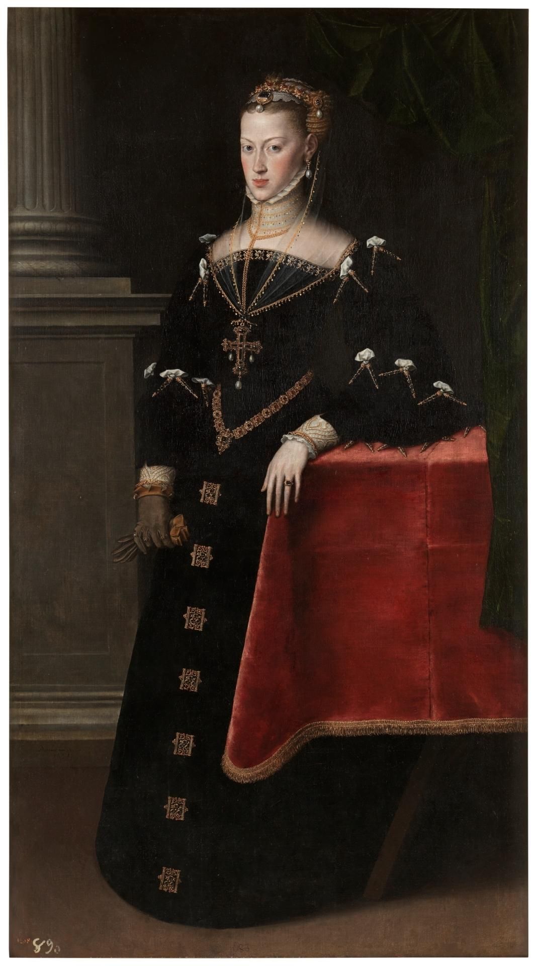 Cuadro 'La emperatriz María de Austria, esposa de Maximiliano II', de Antonio Moro en 1551