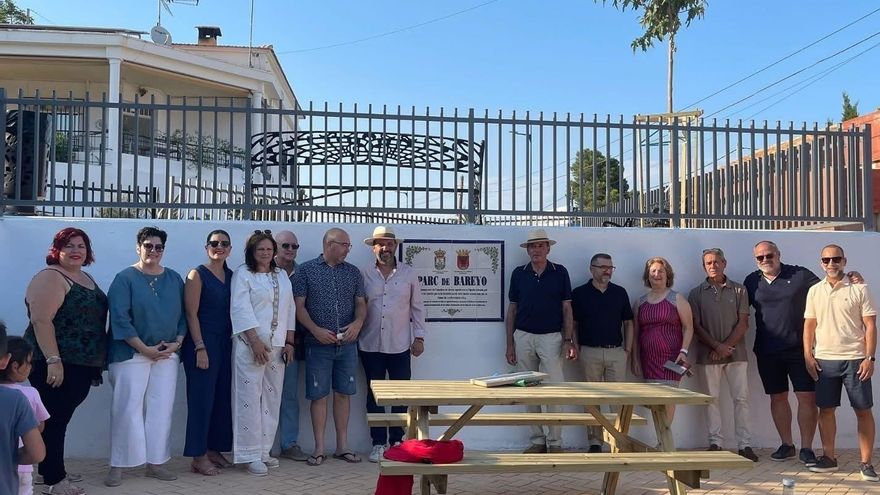El Ayuntamiento de Bareyo visita en Catadau el Parque de Bareyo en reconocimiento a la solidaridad tras la DANA