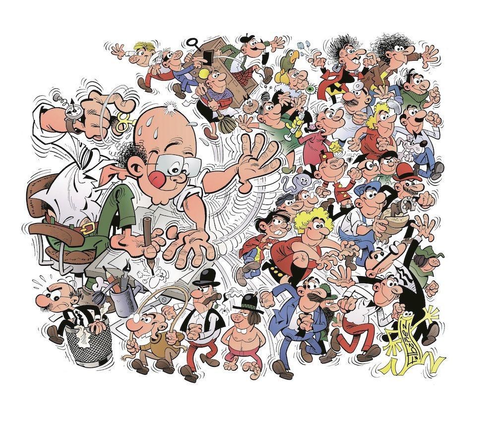 Ibáñez, con todos sus personajes