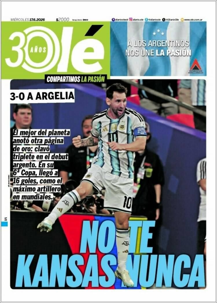 Messi, no lo entenderías: las fotos del debut de la Selección Argentina en el Mundial 2026
