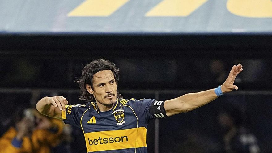 Con goles de Merentiel y Cavani, Boca le ganó 2-0 a Banfield y sumó su segundo triunfo consecutivo