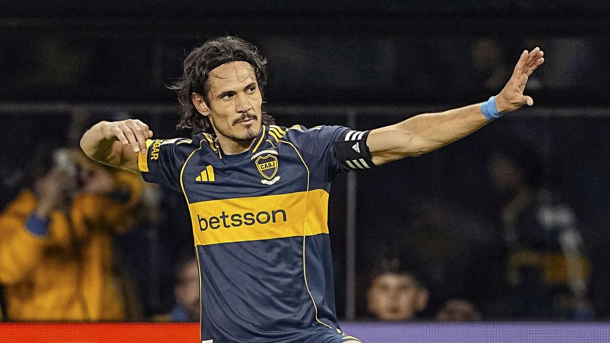 Cavani convirtió el segundo gol de Boca