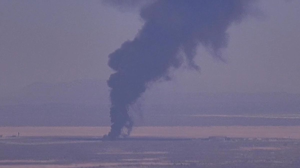 Un bombardero de EEUU se estrella en California y mueren sus ocho tripulantes