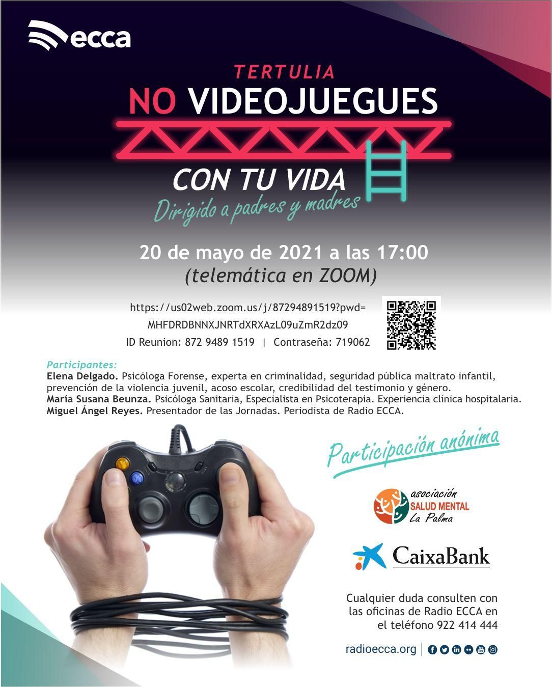 Cartel de la tertulia.