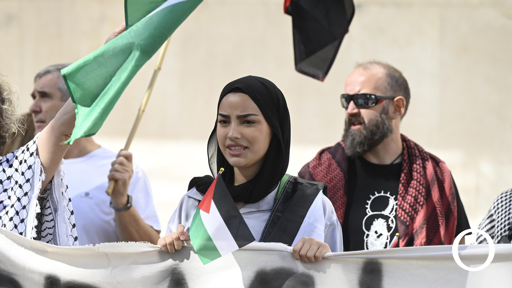 Manifestación por Palestina en la Subdelegación de Gobierno