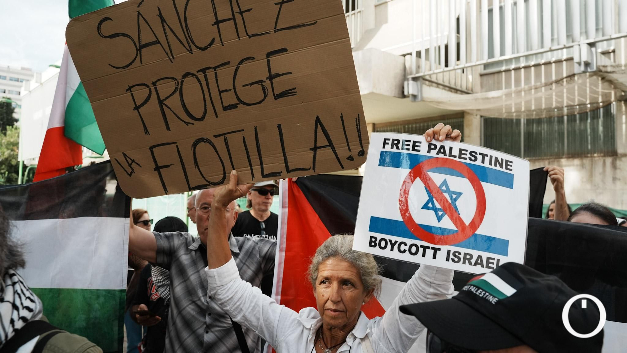 Concentración de las iniciativas solidarias con Palestina de Córdoba.