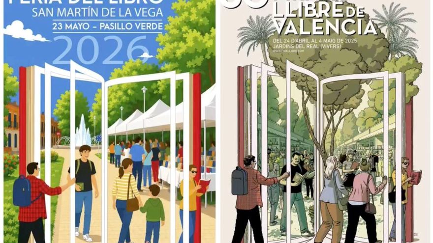 Paco Roca denuncia que el Ayuntamiento de San Martín de la Vega le ha plagiado con IA su cartel de la Fira del Llibre de València